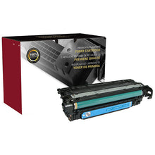 Load image into Gallery viewer, Toner cartridge for HP 507A Cyan (CE401A), shown with retail box