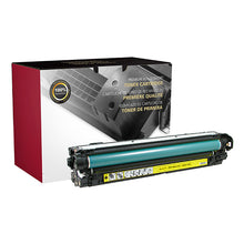 Load image into Gallery viewer, Toner cartridge for HP 651A Yellow (CE342A), shown with retail box