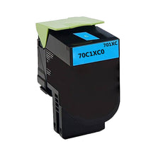 Load image into Gallery viewer, Compatible Lexmark 701XC (70C1XC0) Cyan Toner Cartridge - alternate view