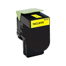 Load image into Gallery viewer, Compatible Lexmark 701XY (70C1XY0) Yellow Toner Cartridge - product photo