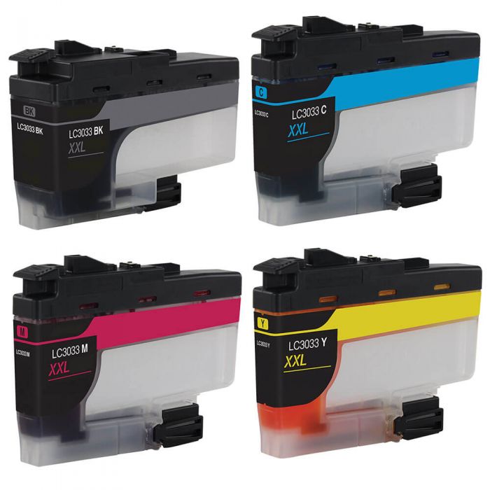 Brother LC3033 Black, Cyan, Magenta, Yellow Super High Yield Inkjet In – Castle