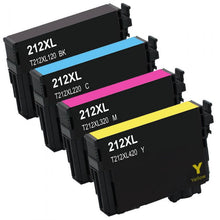 Load image into Gallery viewer, Remanufactured for Epson 212XL Ink Cartridges (T212XL120/T212XL220/T212XL320/T212XL420) – BCMY High-Yield 4-Pack | Castle Ink