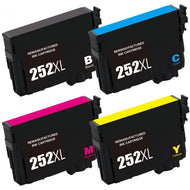 Epson 252XL Ink Cartridges – BCMY High-Yield 4-Pack (T252XL) Compatible | Castle Ink