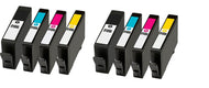 HP 910XL Ink Cartridges – BCMY High-Yield 8-Pack (3JB41AN) Compatible | Castle Ink