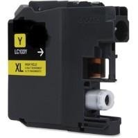 Remanufactured Brother LC103 high-yield yellow ink cartridge for the MFC-J450DW