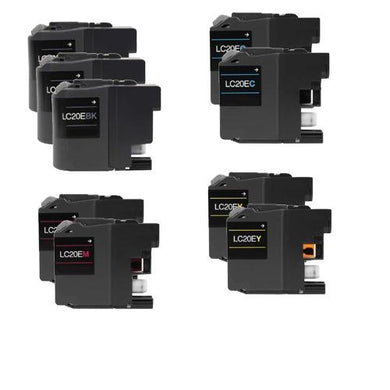 Brother LC20E Ink Cartridge Set of 9