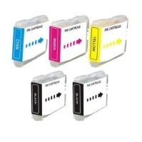 Remanufactured Brother LC51 ink cartridge 5-pack for the MFC-440CN