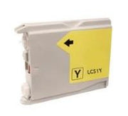 Remanufactured for Brother LC51Y Yellow Ink Cartridge