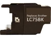 Remanufactured for Brother LC75BK Black Ink Cartridge – High-Yield