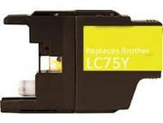 Remanufactured for Brother LC75Y Yellow Ink Cartridge – High-Yield