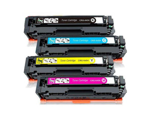 Canon 045H Toner Cartridge Bundle (1 Black, 1 Cyan, 1 Magenta, 1 Yellow)