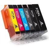 Canon PGI270XL & CLI271XL (set of 6 - 1 Pigment Black PGI270XL & 1 Each of CLI271XL Black, Cyan, Magenta, Yellow, Gray)