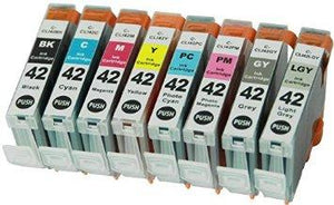 CLI-42 Set of 8 Ink Cartridges for the PIXMA PRO-100