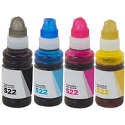 Epson 522 EcoTank Ink Bottles (T522120/T522220/T522320/T522420) – BCMY 4-Pack Compatible