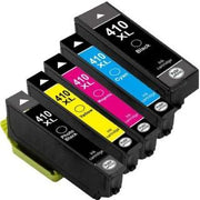 Remanufactured for Epson 410XL Ink Cartridges (T410XL020/T410XL120/T410XL220/T410XL320/T410XL420) – High-Yield 5-Pack