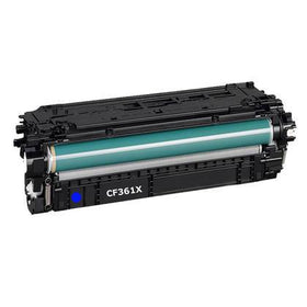 Compatible HP 508X high-yield cyan toner CF361X for the Color LaserJet Enterprise M553